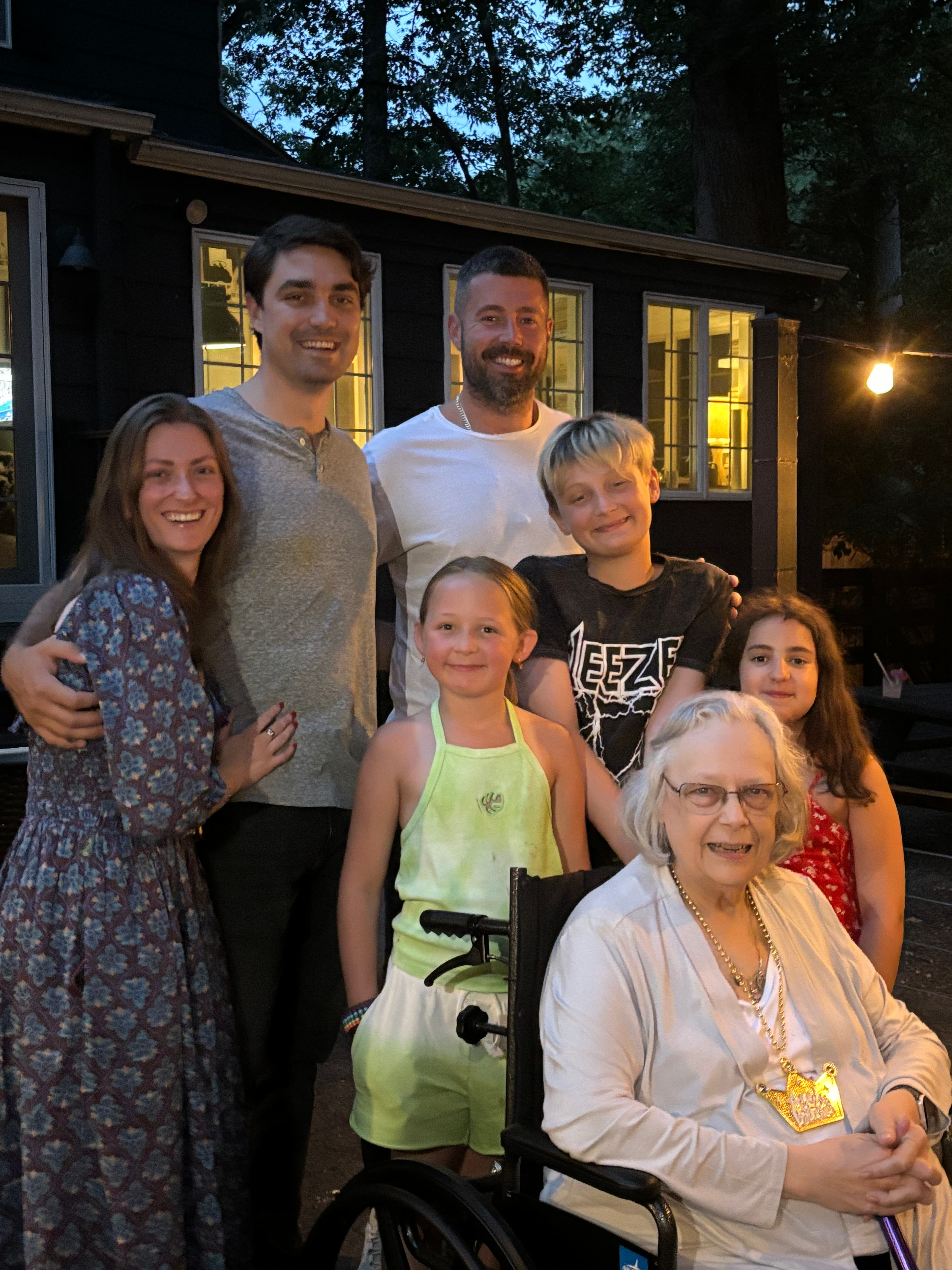 Grandma with the grandkids