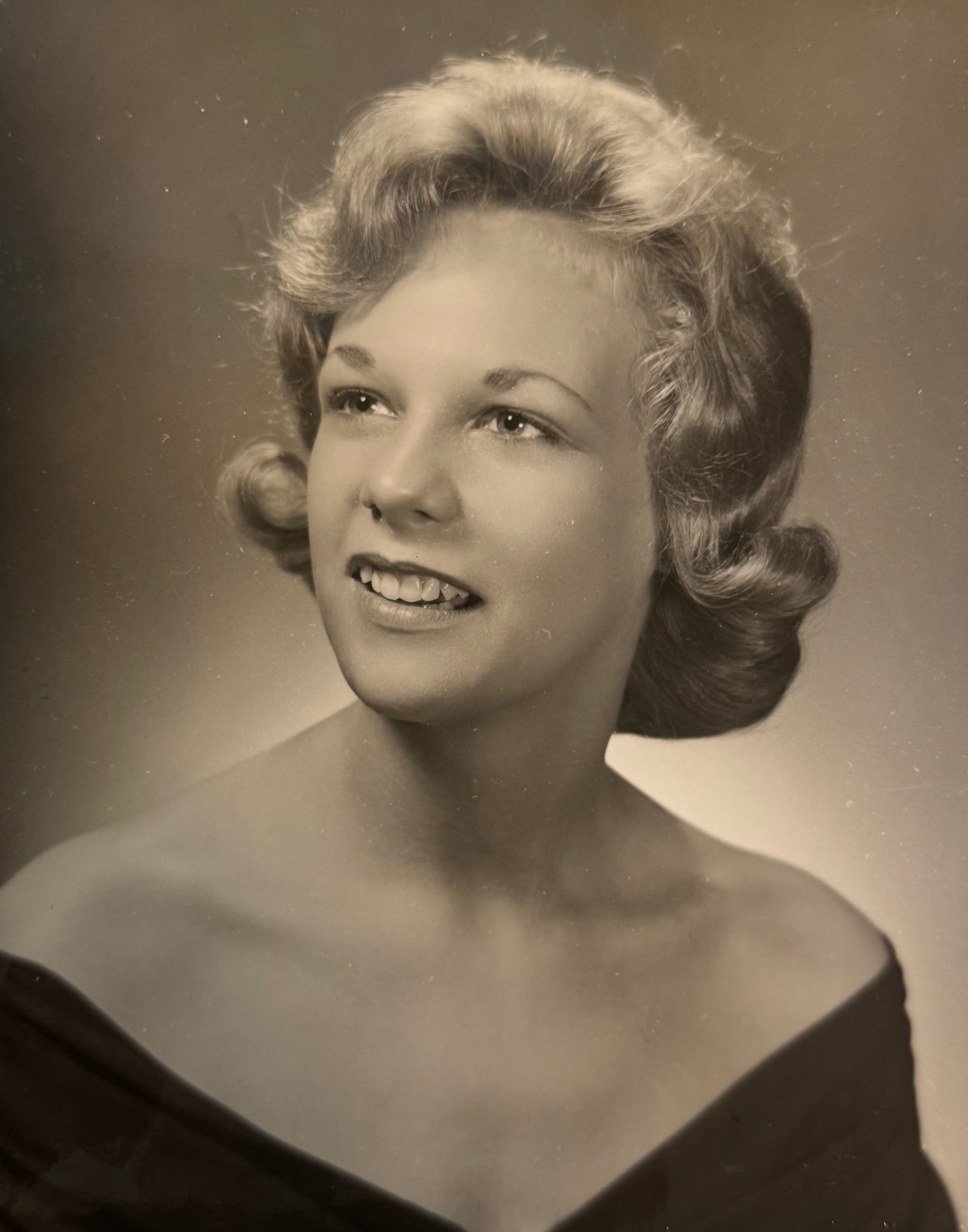 Sharon's high school graduation photo